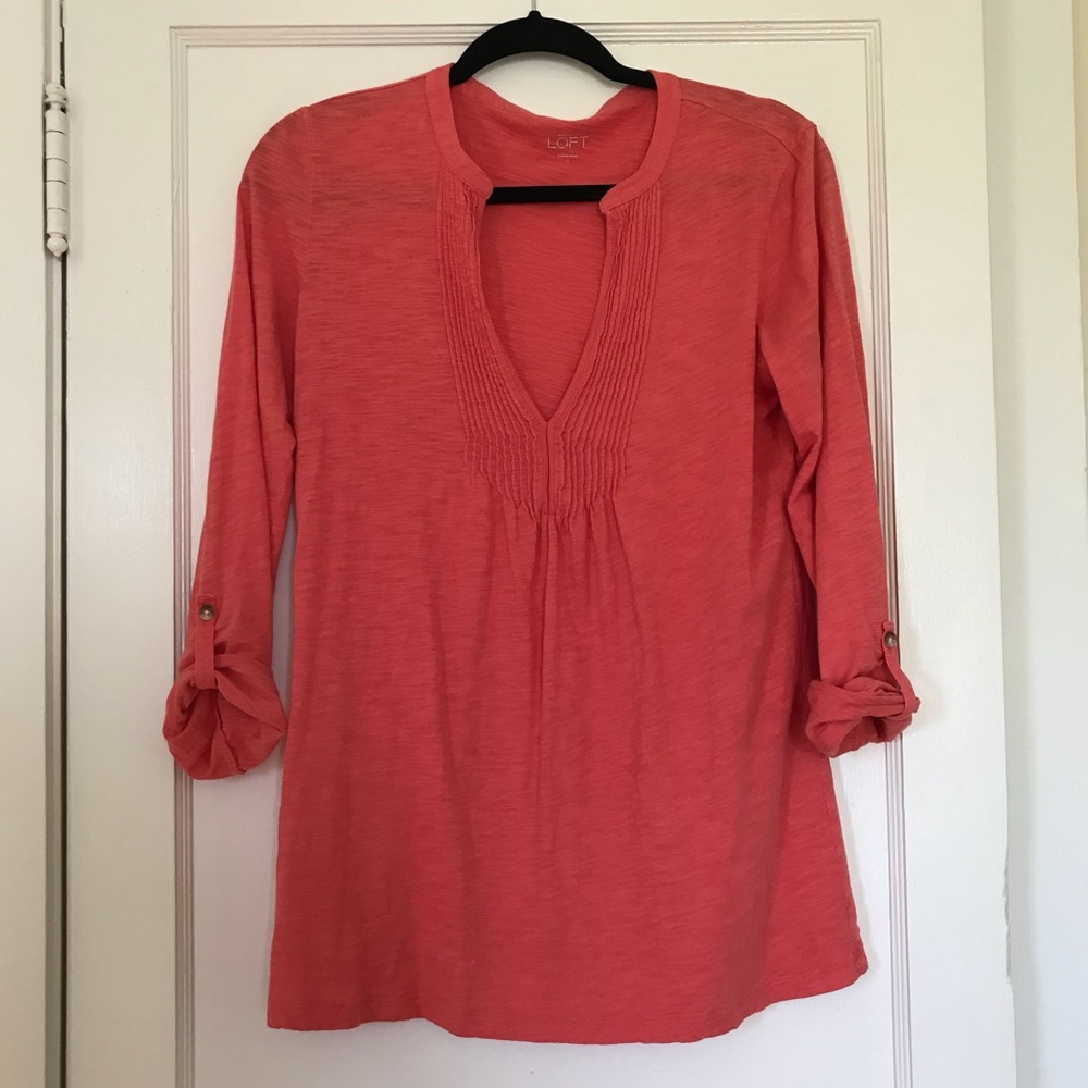 Super Soft LOFT Coral Tunic